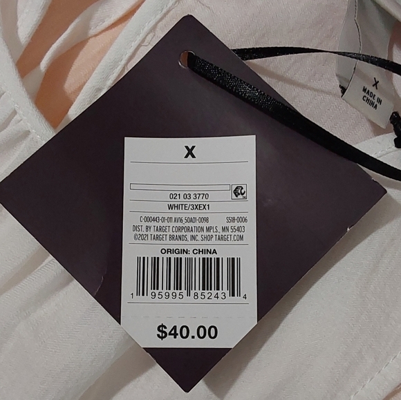 Women's Plus Size Sleeveless Colorblock Tiered Dress w/ Pockets | Ava & Viv | 0X - Picture 9 of 14